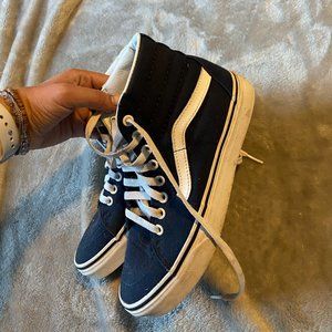 High Top Navy Vans